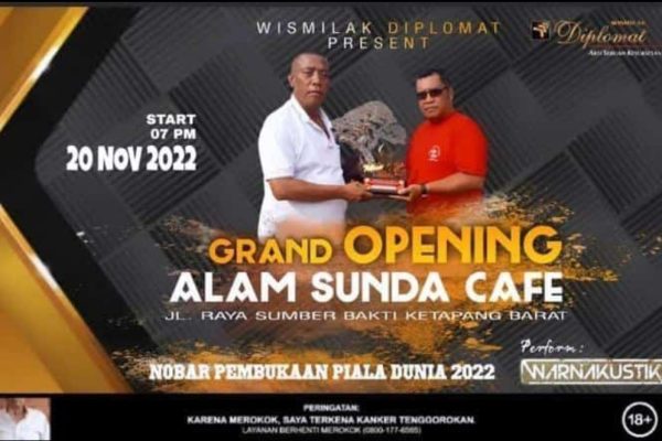 Cafe Alam Sunda Bernuansa Hutan Bonsai Resmi Dibuka